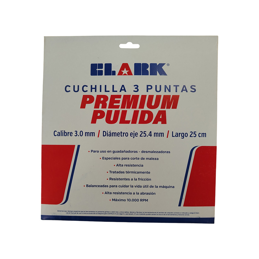 CUCHILLA PREMIUM CLARK 3 PUNTAS
