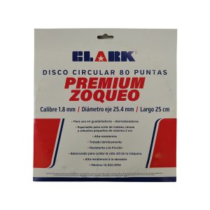 DISCO PREMIUM ZOQUEO CLARK 80 PUNTAS